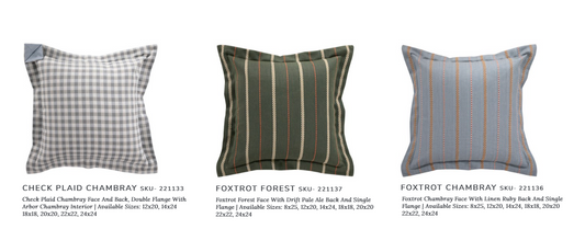 PERFORMANCE PILLOWS Collection