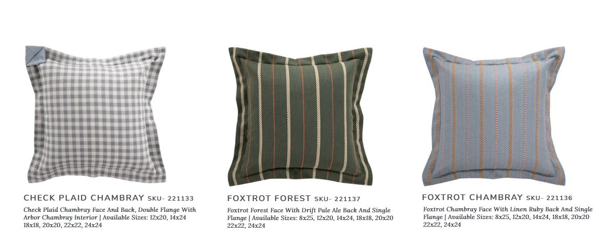 PERFORMANCE PILLOWS Collection