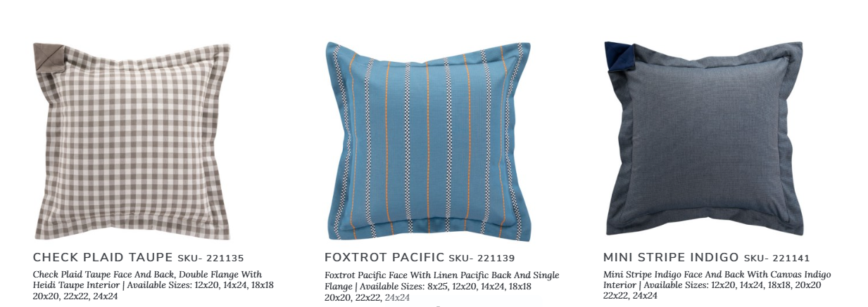 PERFORMANCE PILLOWS Collection